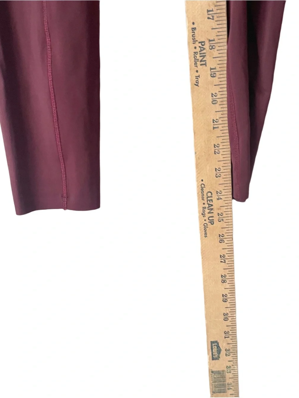 Lululemon Fast and Free Cassis Burgundy Leggings II 25